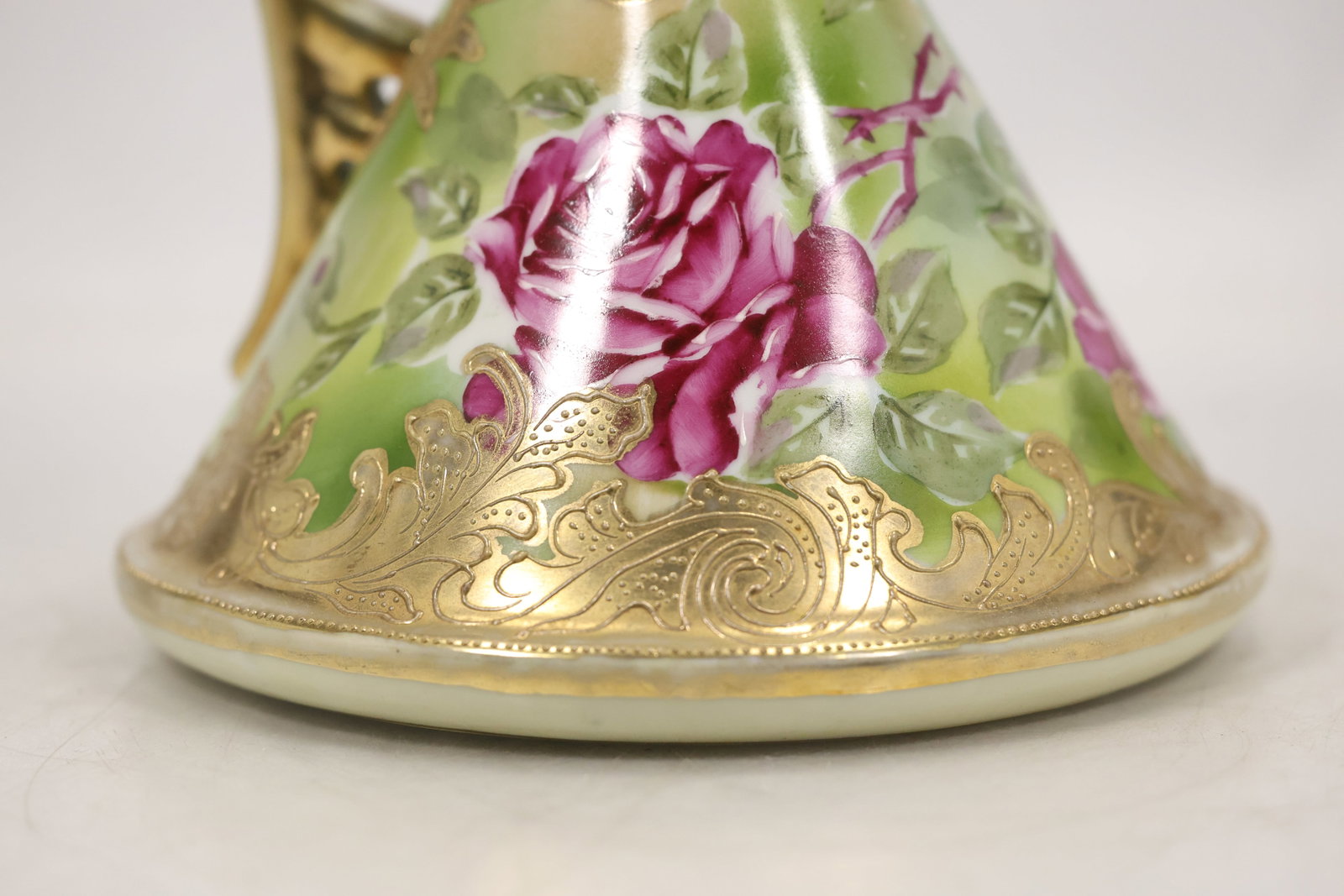 Hand Painted Triangular Ceramic Ewer - 7