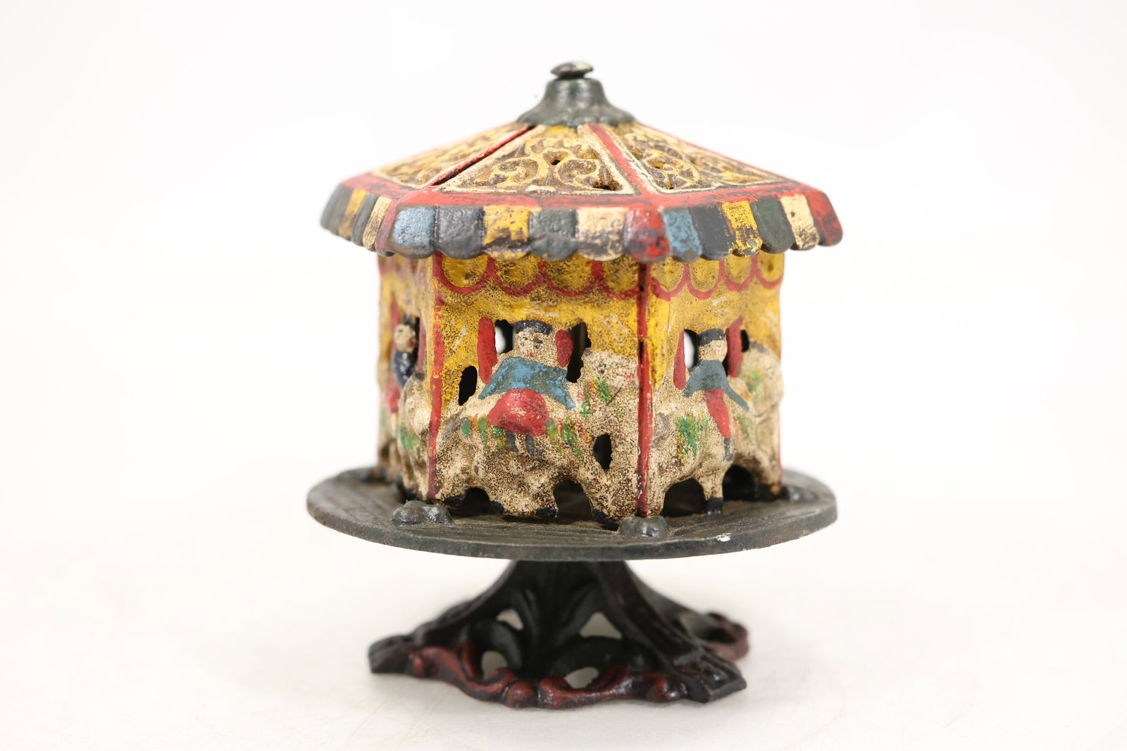 Painted Carousel Figural Music Box (1 of 9)