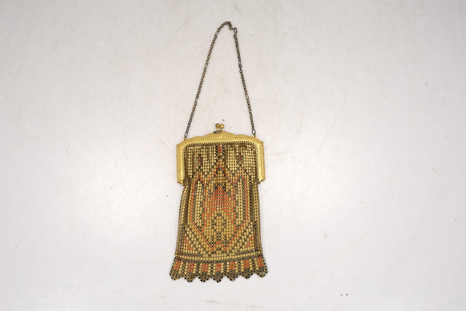 Gold Tone Beaded Fringe Evening Purse (1 of 10)