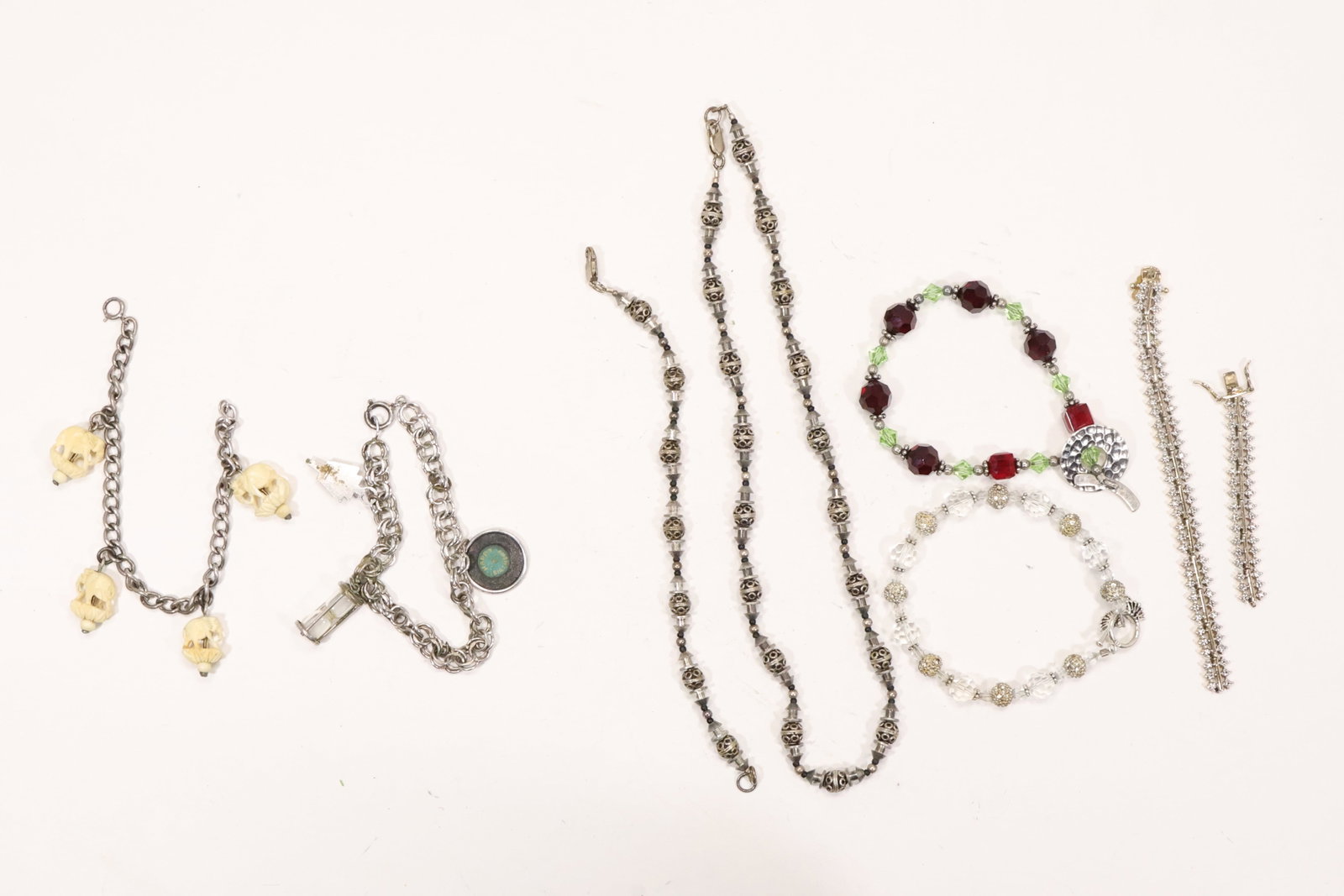 Sterling Silver Bracelet and Brutalist Jewelry Group (1 of 17)