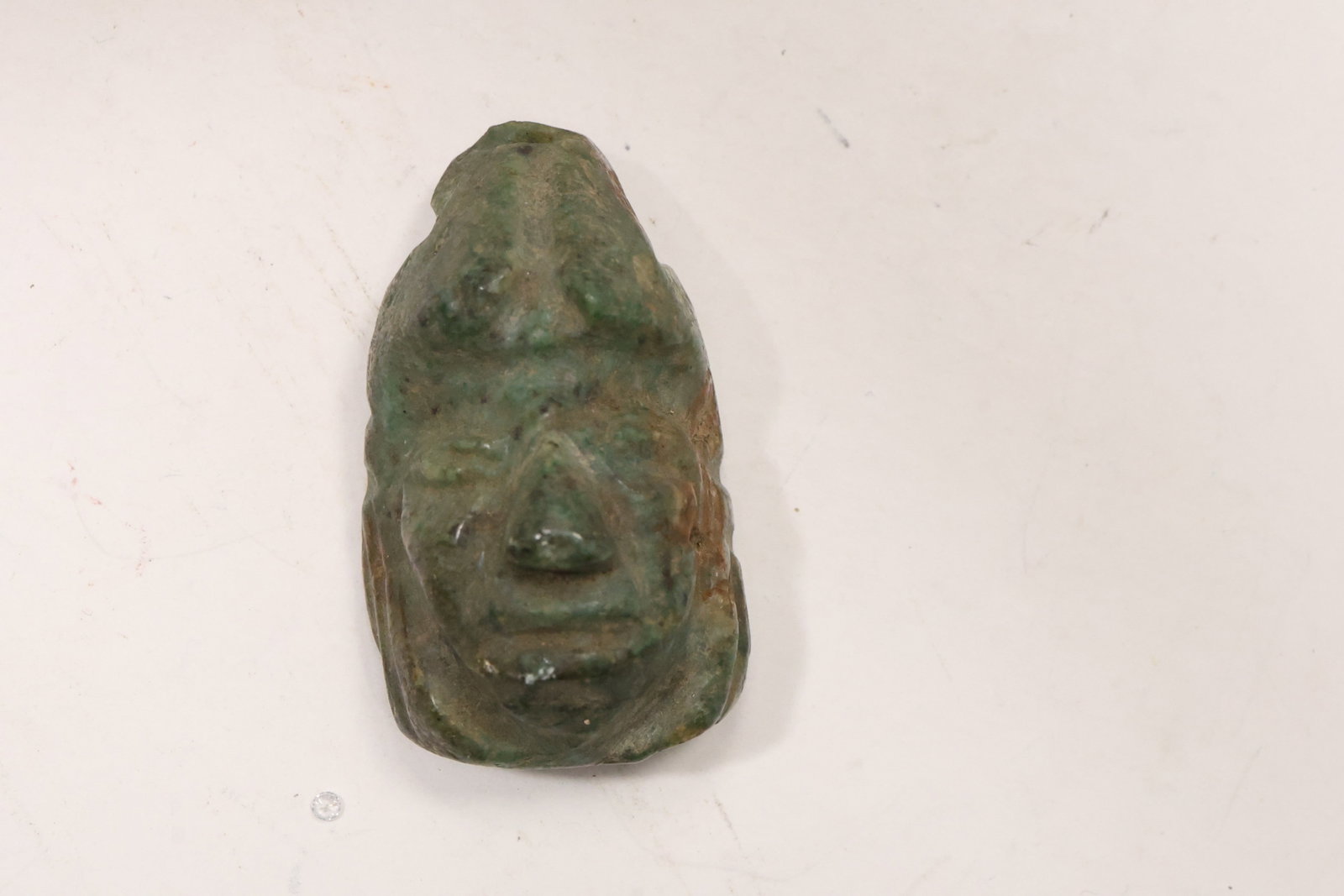 Turquoise Color Stone Figural Face Pendant (1 of 10)