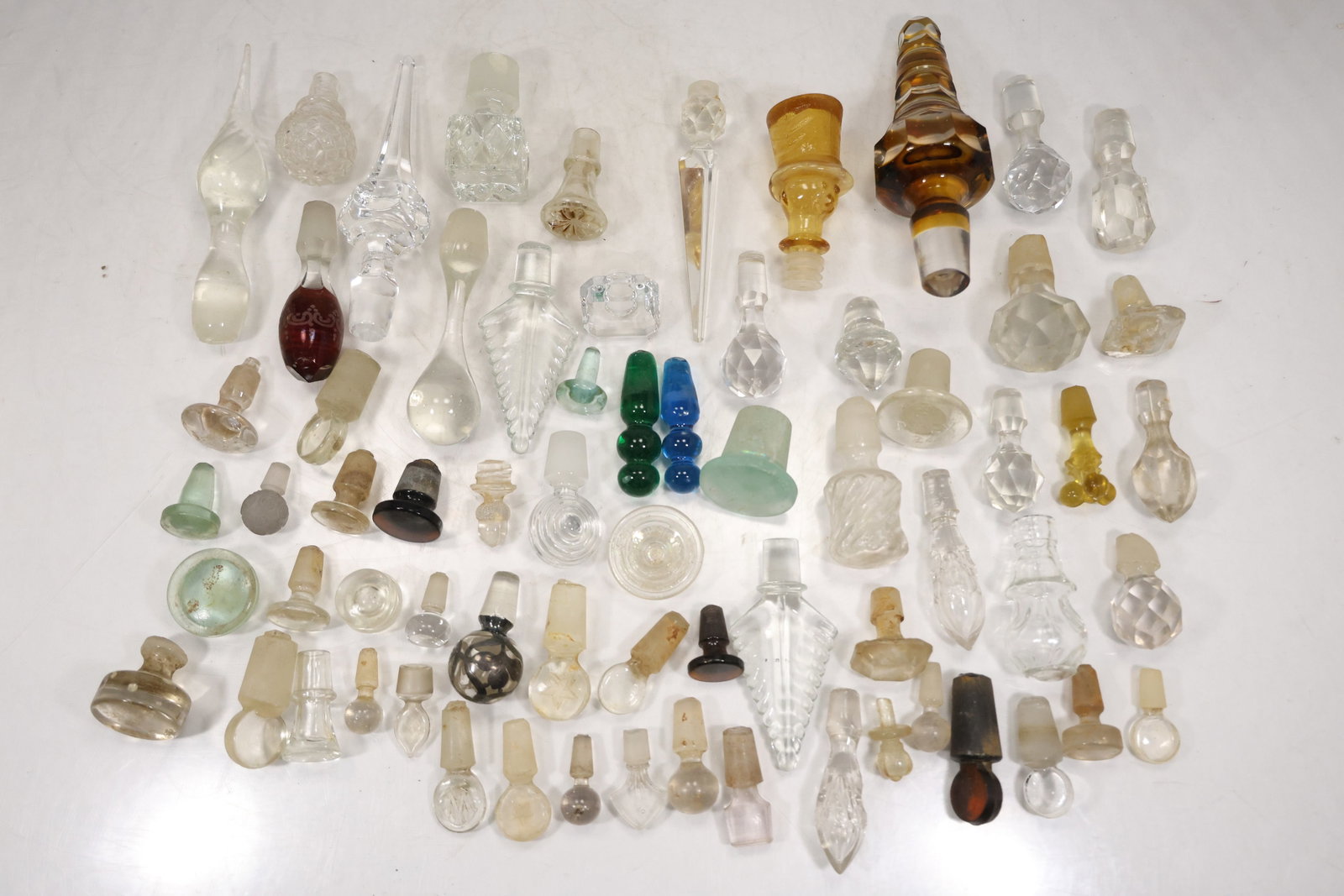 Large Collection of Seventy Two Assorted Glass Stoppers (1 of 20)