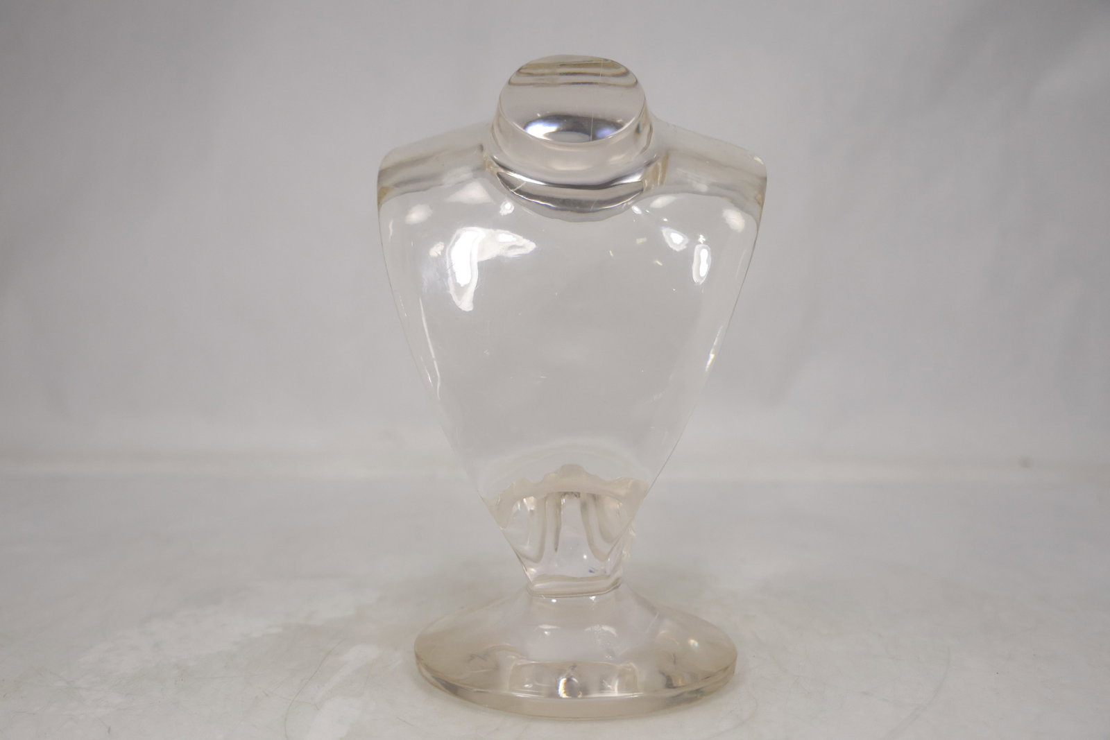 Clear Glass Necklace and Jewelry Display Bust (1 of 14)