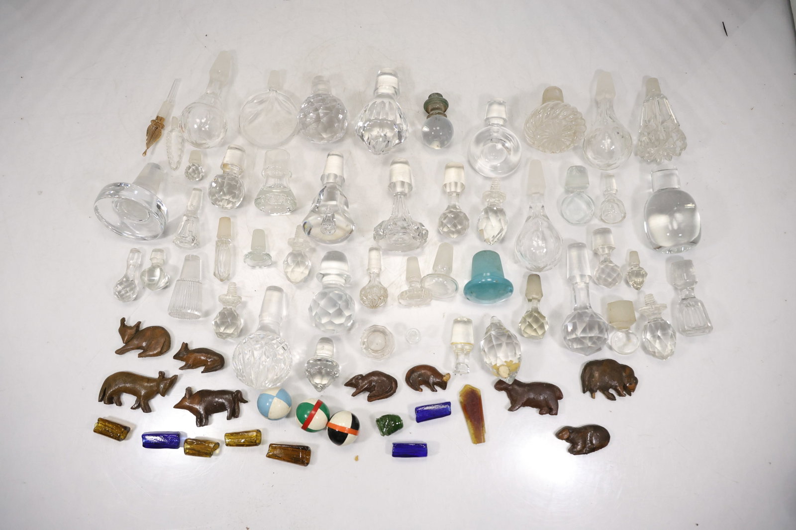 Collection of Fifty Three Assorted Glass Stoppers (1 of 18)