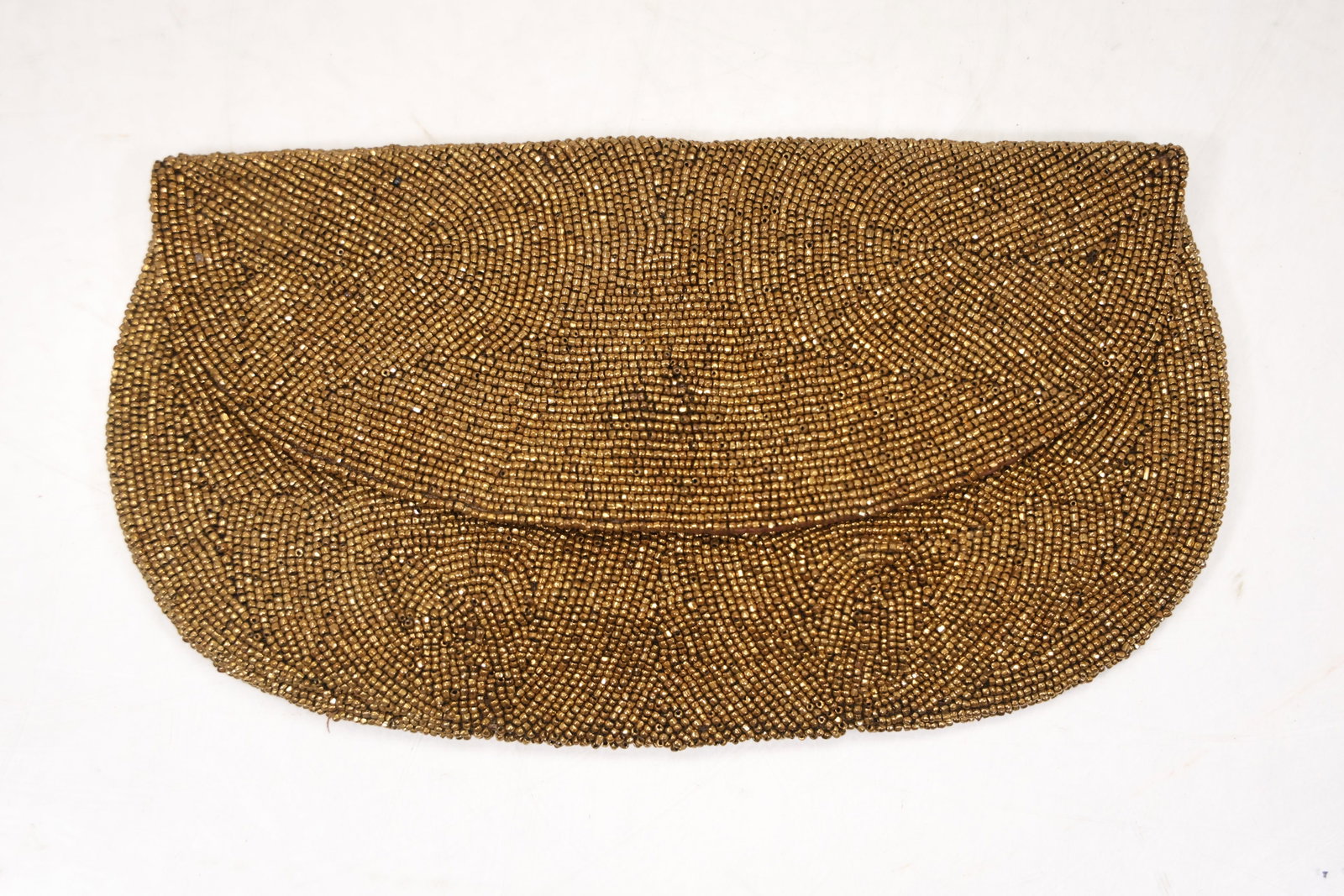Gold Tone Beaded Evening Clutch Purse (1 of 10)