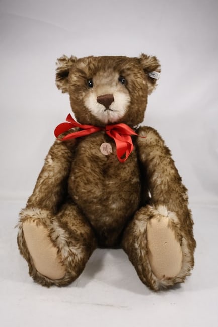 Large Jointed Brown Mohair Style Teddy Bear (1 of 16)