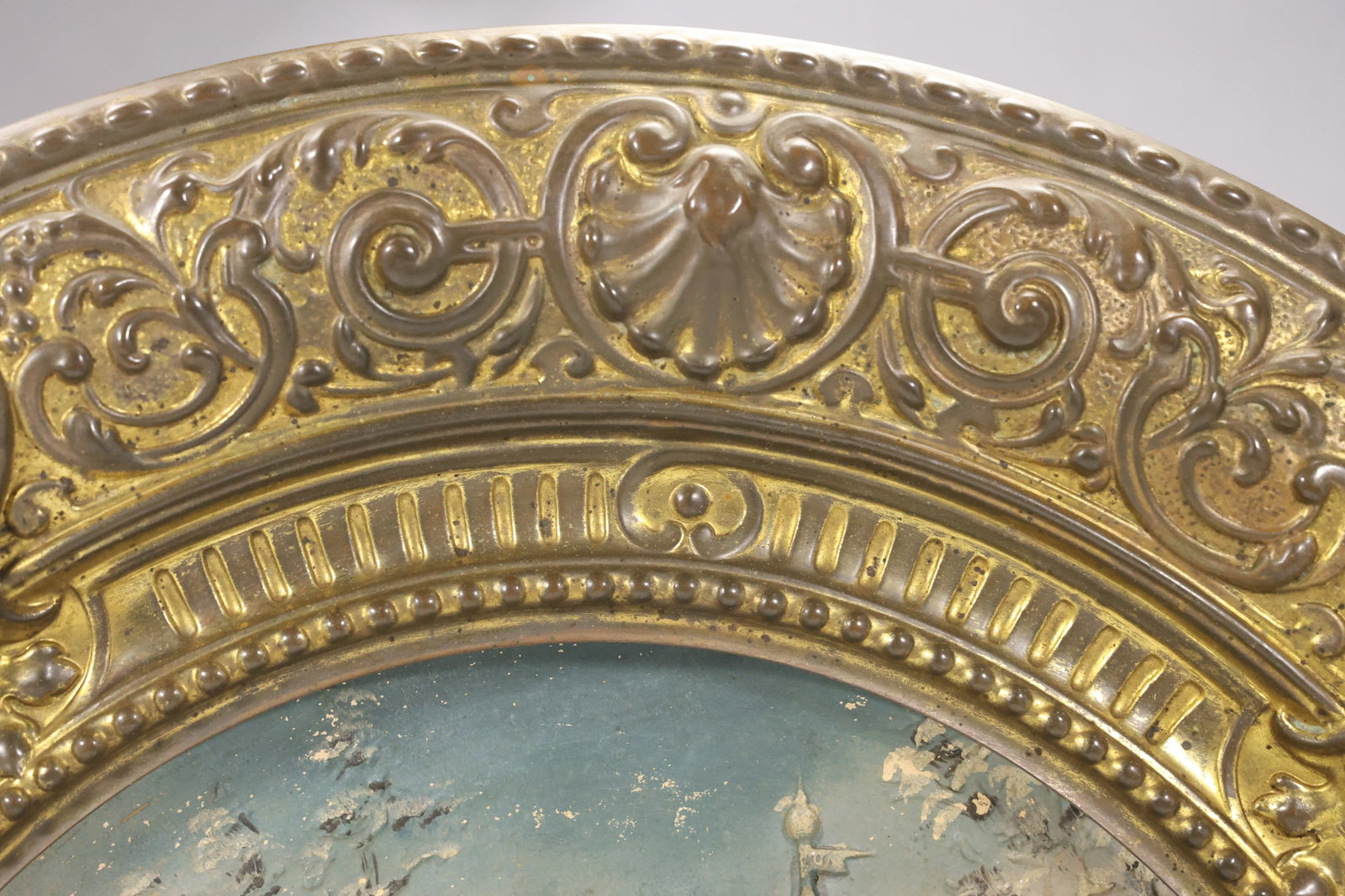 Large Round Classical Architectural Wall Plaque - 11