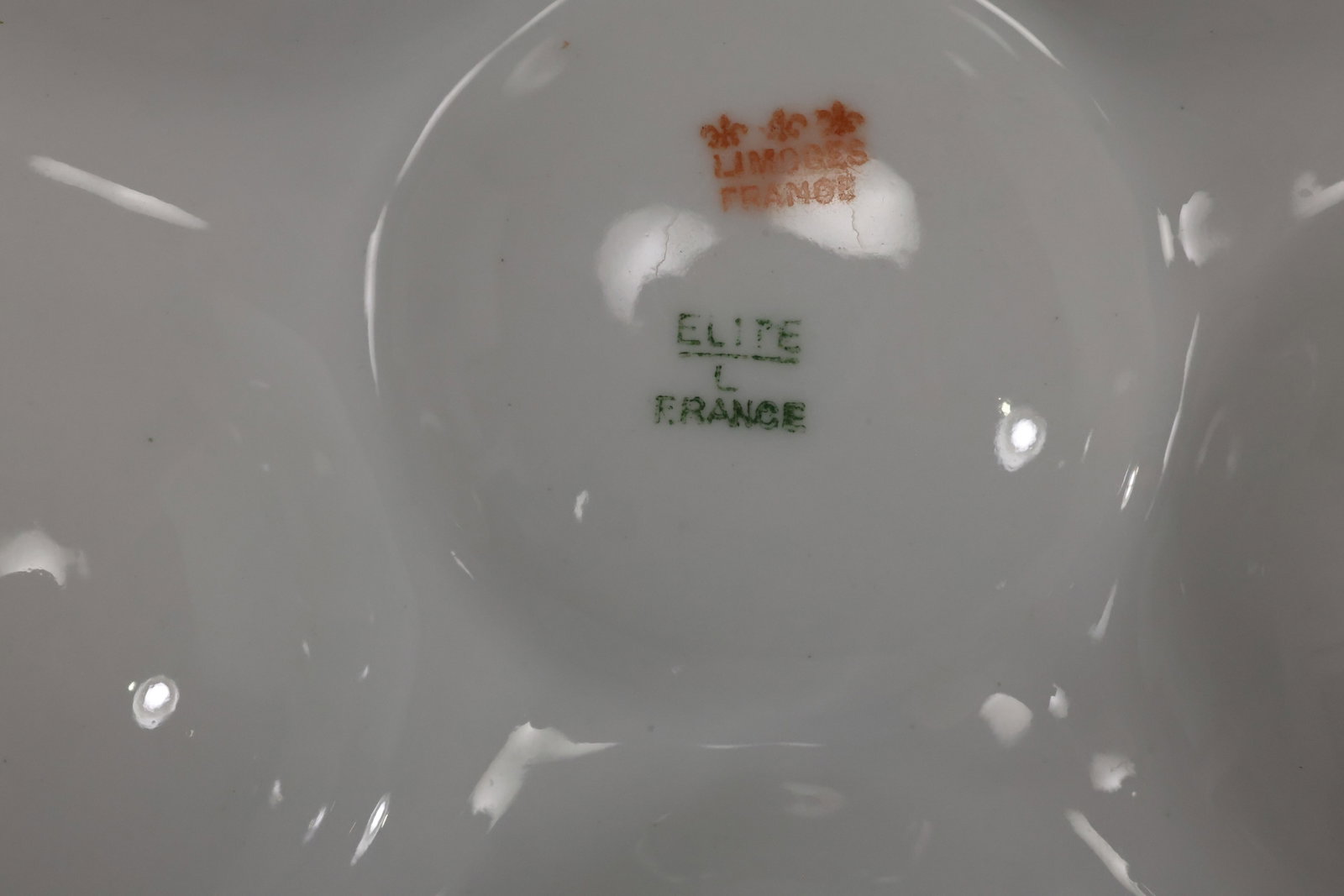 Five Floral Porcelain Deviled Egg Plates - 15
