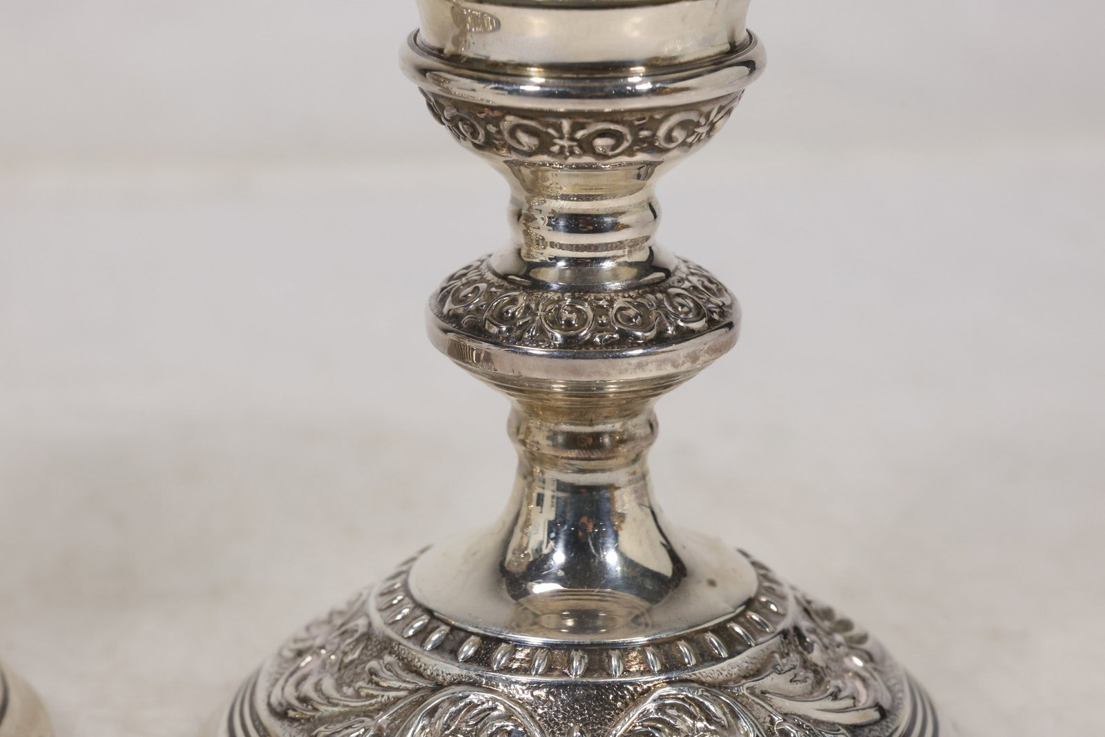 Pair Gorham Sterling Silver Candlesticks - 5