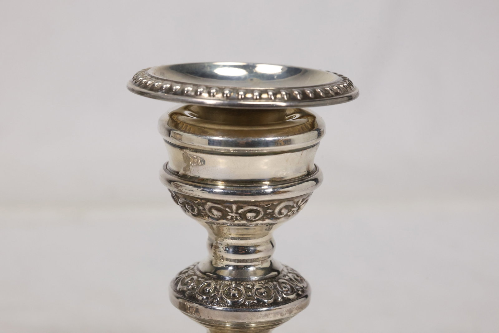 Pair Gorham Sterling Silver Candlesticks - 7