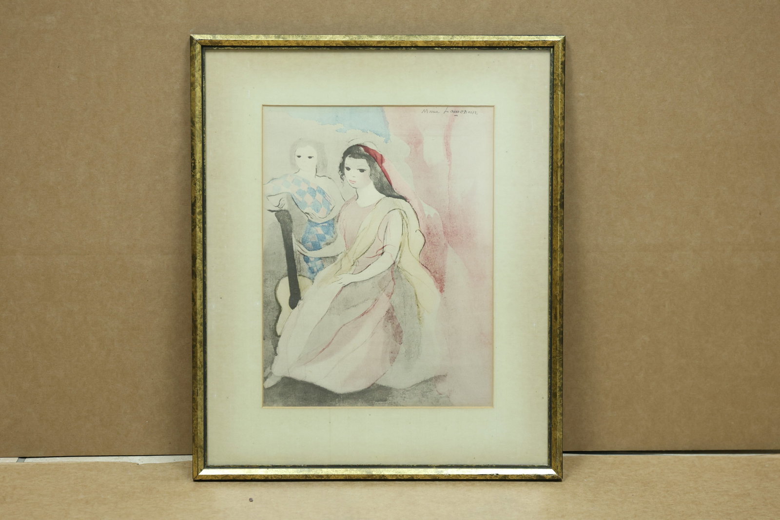 Marie Laurencin Woman with Guitar and Harlequin Art Print (1 of 9)