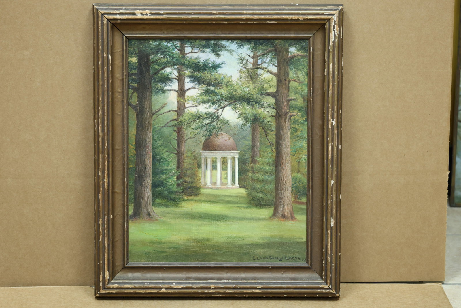 E Leone Seavey-Lucas Forest Garden Rotunda Painting (1 of 20)