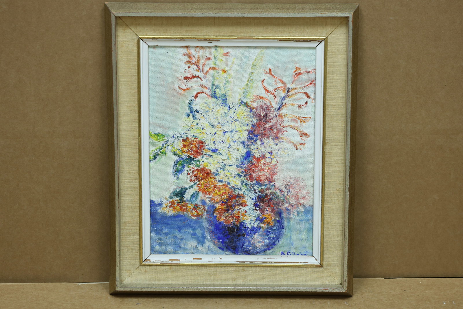 Albert Fritschy Signed Floral Still Life Painting (1 of 14)