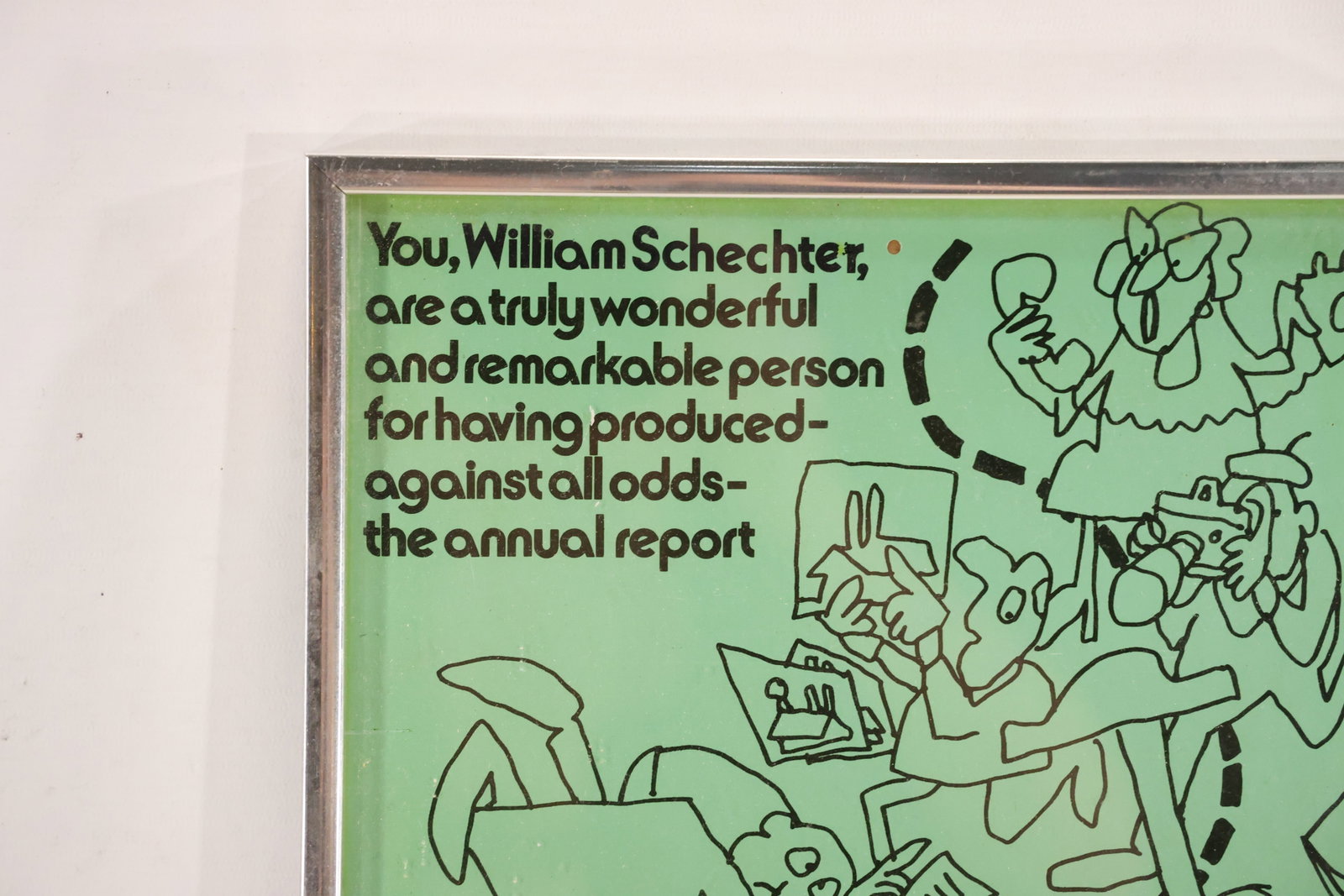 Signed Chermayeff William Schechter Presentation Poster - 2