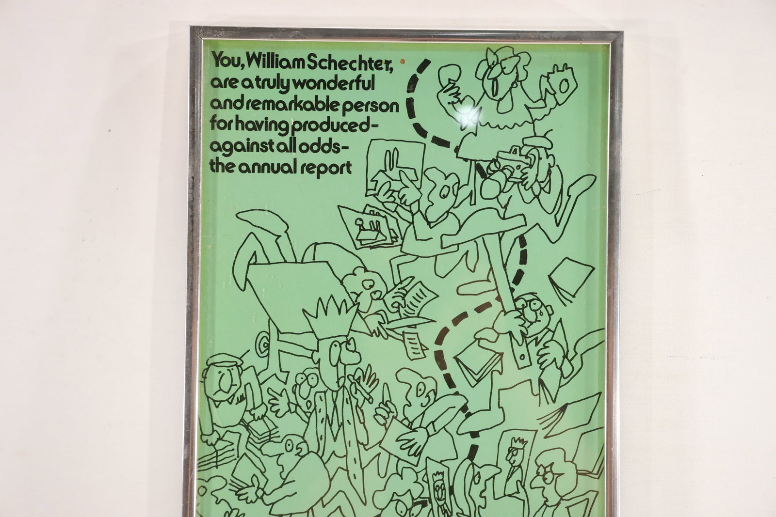 Signed Chermayeff William Schechter Presentation Poster - 6