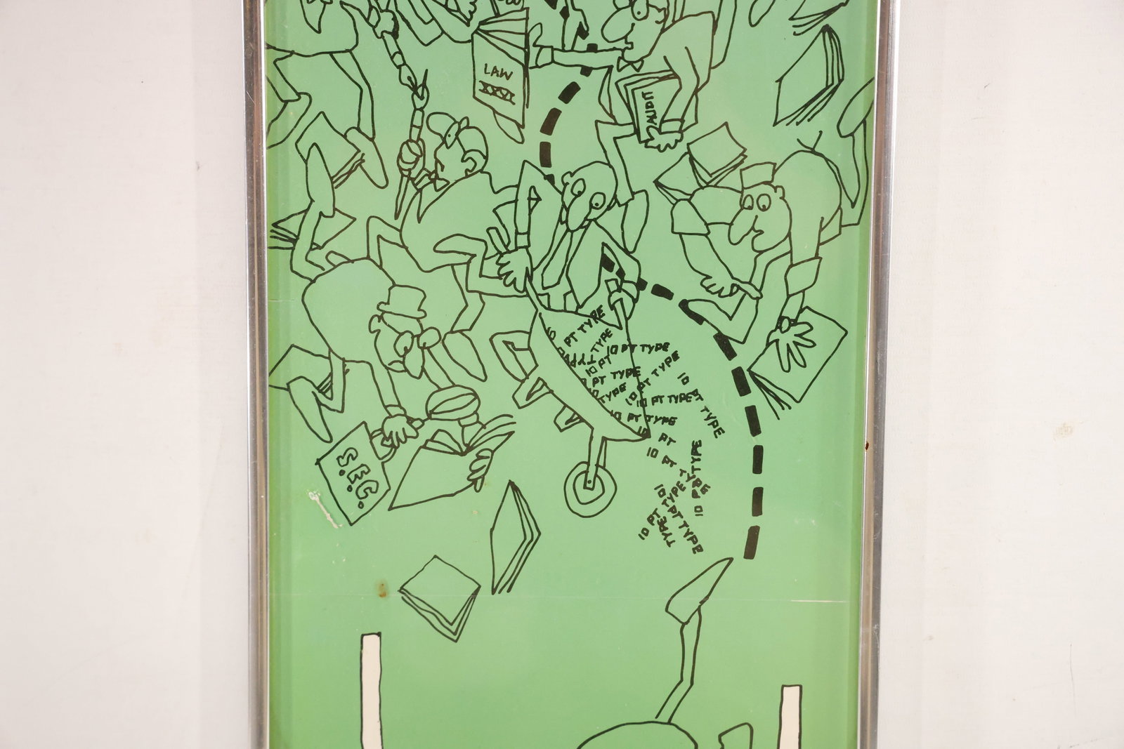 Signed Chermayeff William Schechter Presentation Poster - 9