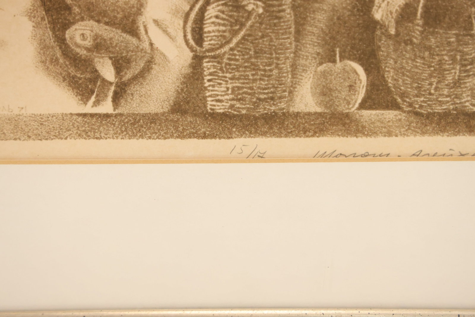 Signed Gregory Perkel Third Class Sholem Aleichem Lithograph - 3