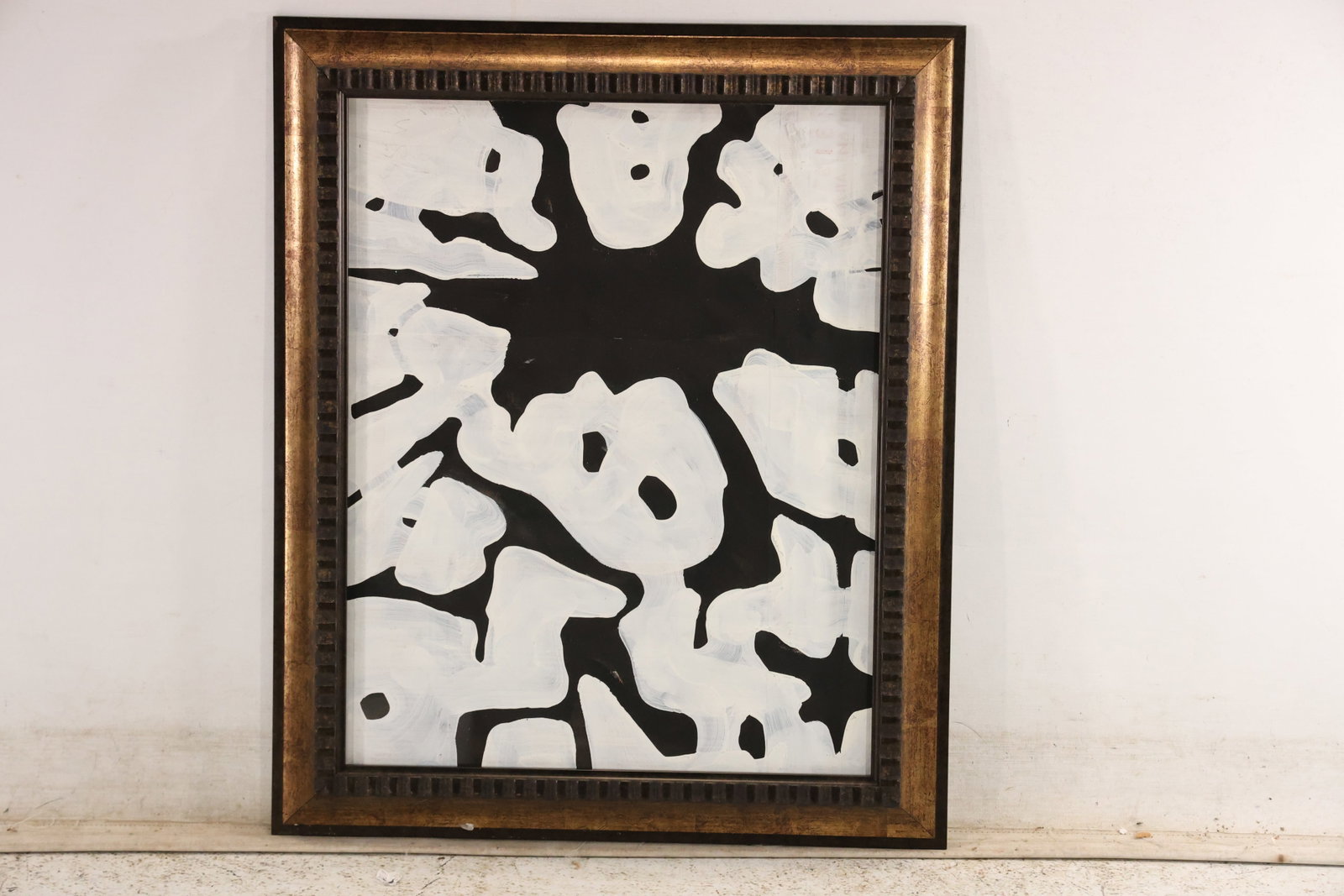 Signed Wayne Cunningham Outsider Art Painting on Paper (1 of 7)