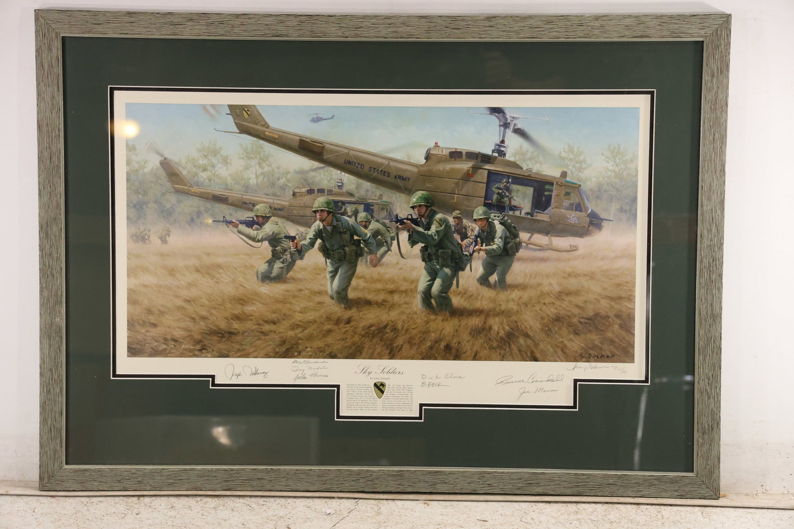 Larry Selman Sky Soldiers Multi Signed Artist Proof 21 of 65 (1 of 9)