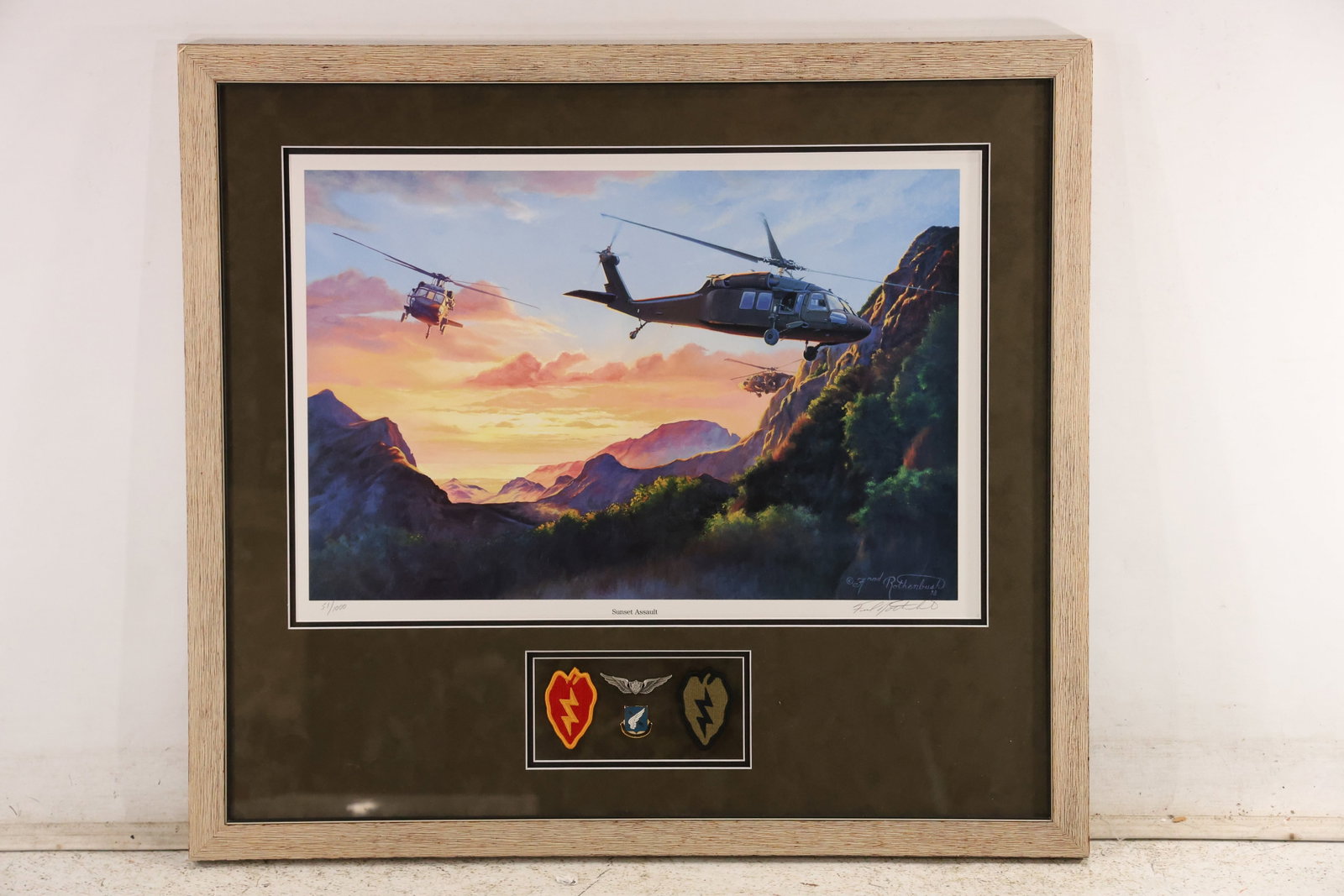 Fred Rothenbusch Sunset Assault Aviation Print 51 of 1000 (1 of 10)