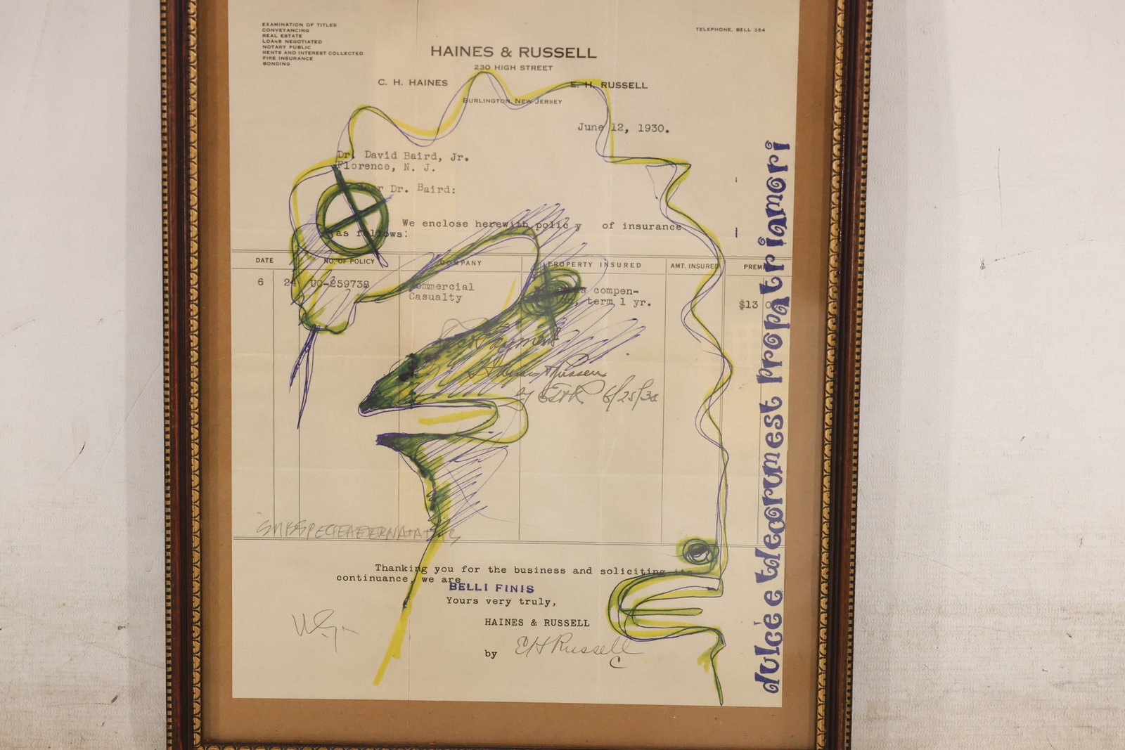 Wayne Cunningham Signed Mixed-Media Abstraction - 3