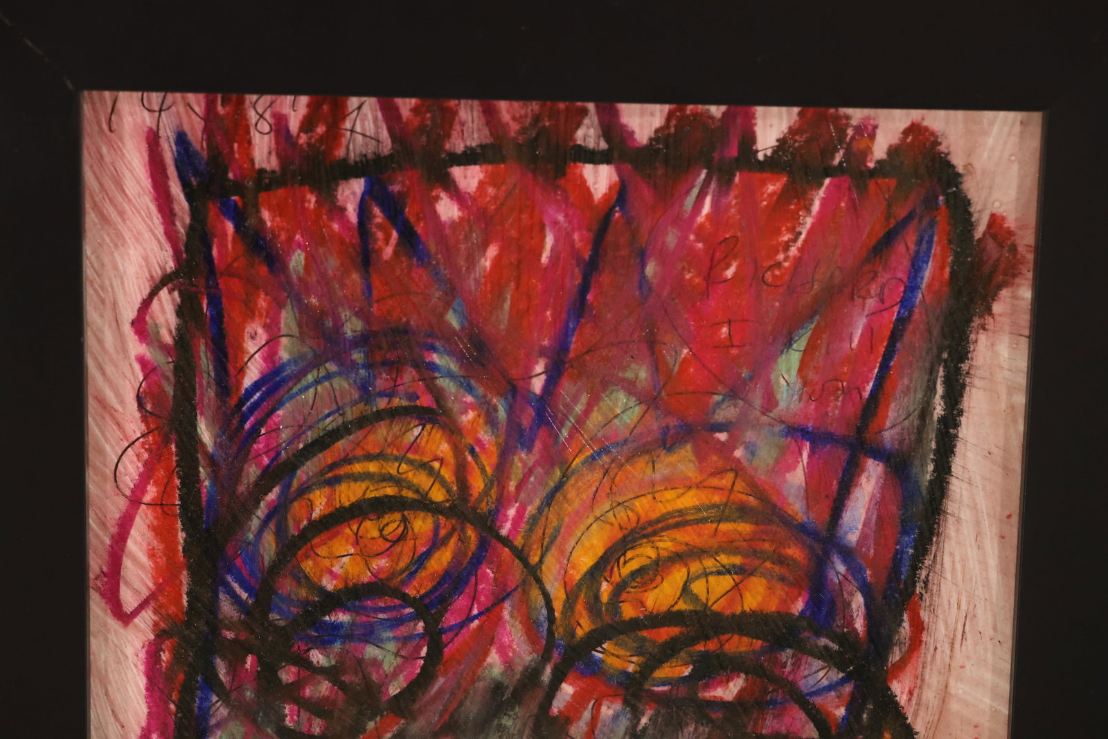 Wayne Cunningham Signed Expressive Face Abstraction - 2