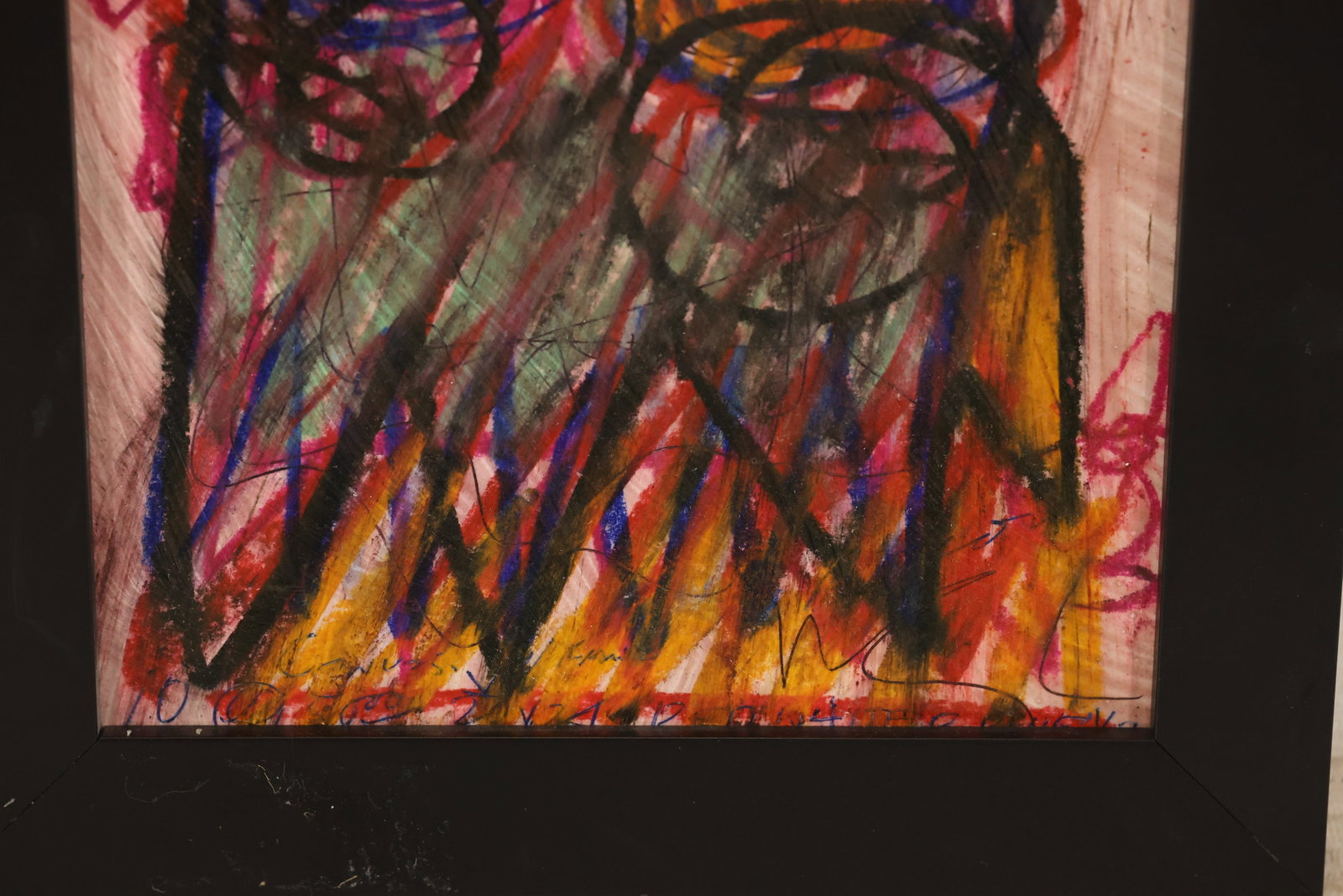 Wayne Cunningham Signed Expressive Face Abstraction - 4