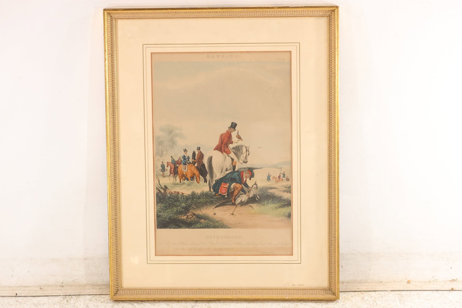 “Disgorging?? Falconry Print, R.G. Reeve after F.C. Turner (1 of 10)
