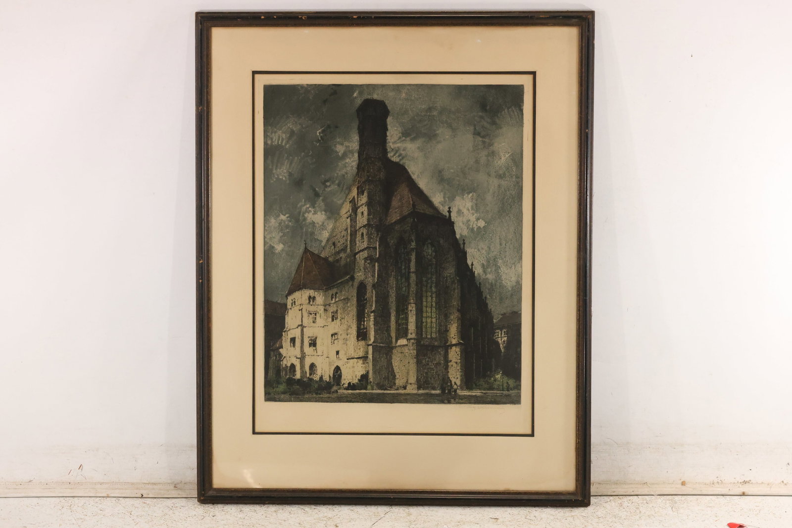 Luigi Kasimir Signed Architectural Color Etching (1 of 12)