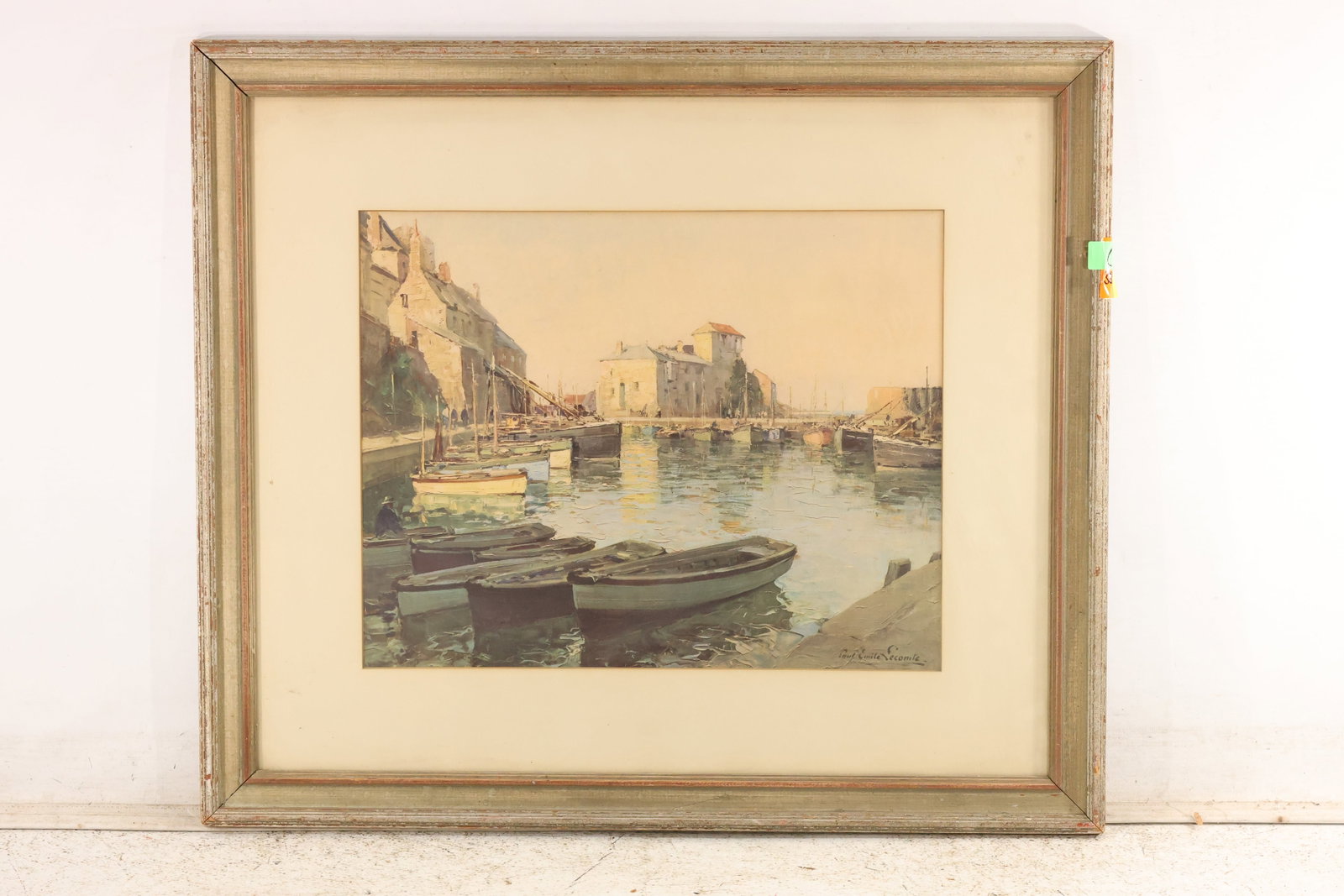 After Paul-Émile Lecomte, Harbor Color Print (1 of 8)