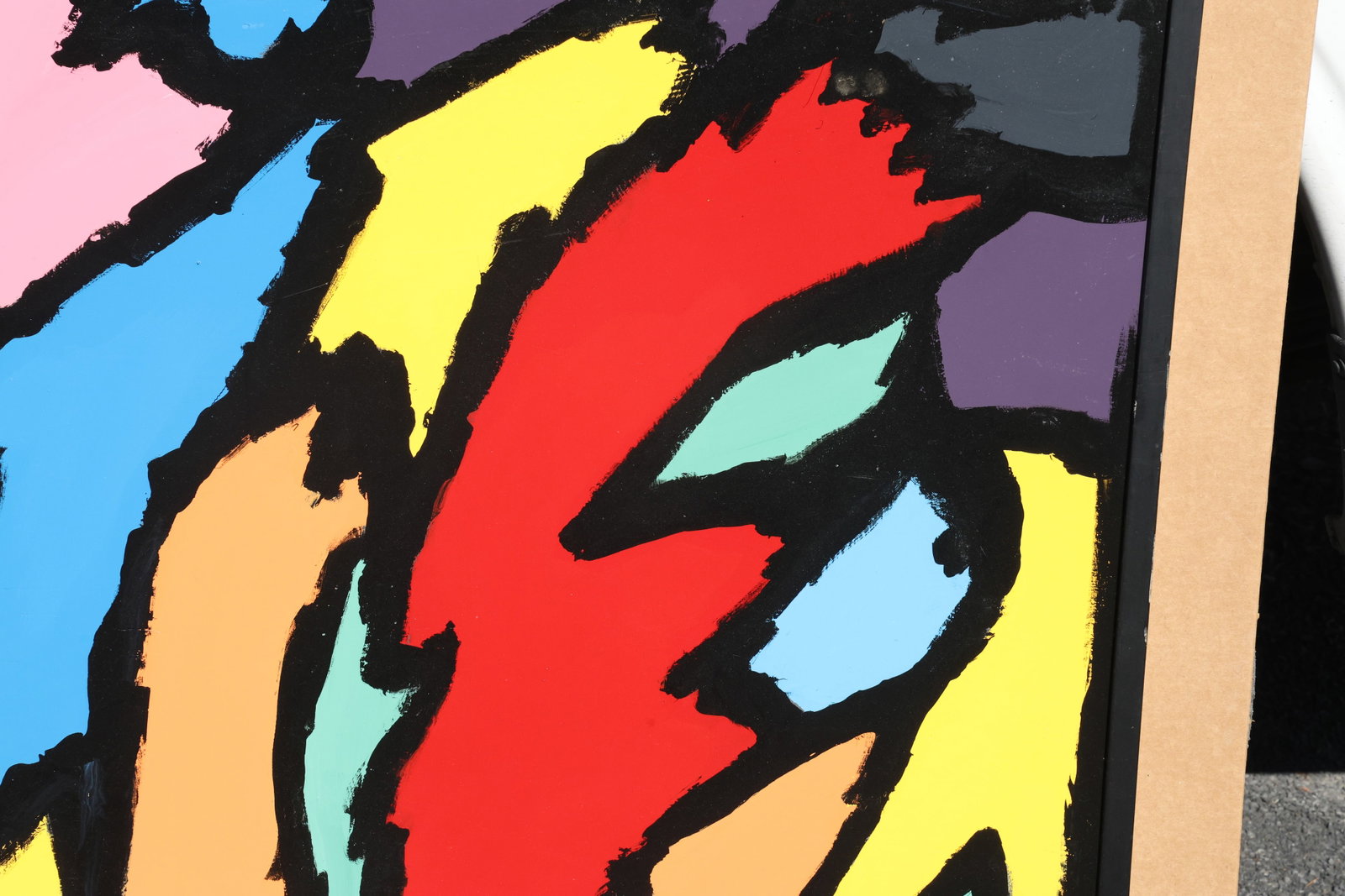 Thomas Pulgini Multicolor Angular Abstraction Painting - 5