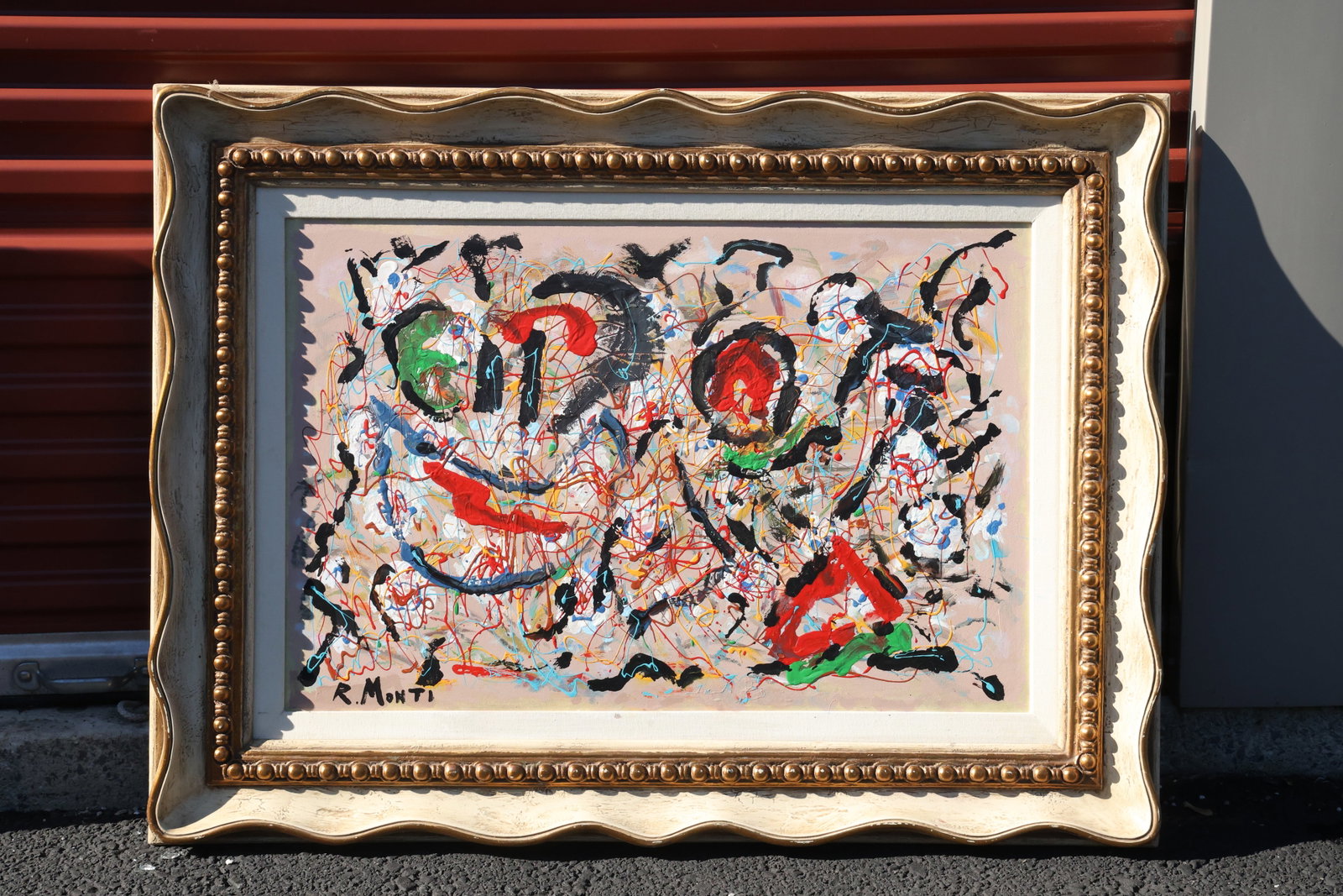 Rocco Monticolo (R. Monti) Expressive Abstract Faces Painting (1 of 10)