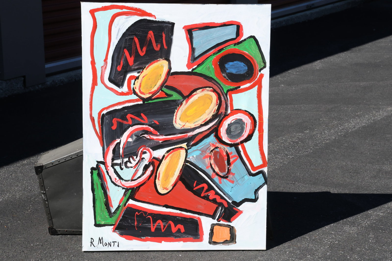 Rocco Monticolo (R. Monti) Ovals and Angular Shapes Painting (1 of 10)