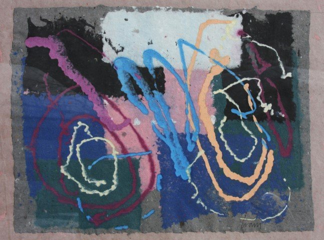 KAY BROWN, original Modernism abstract UPTOWN BOOGIE (1 of 6)