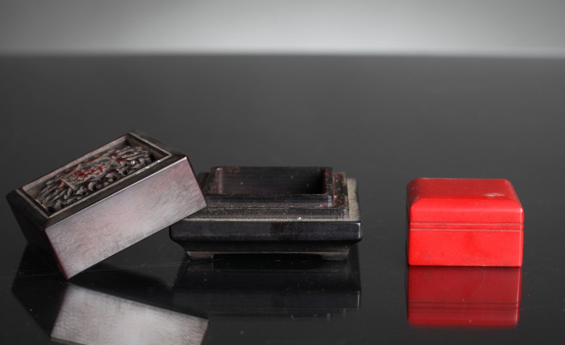 Chinese Soapstone Seal in Box (1 of 6)