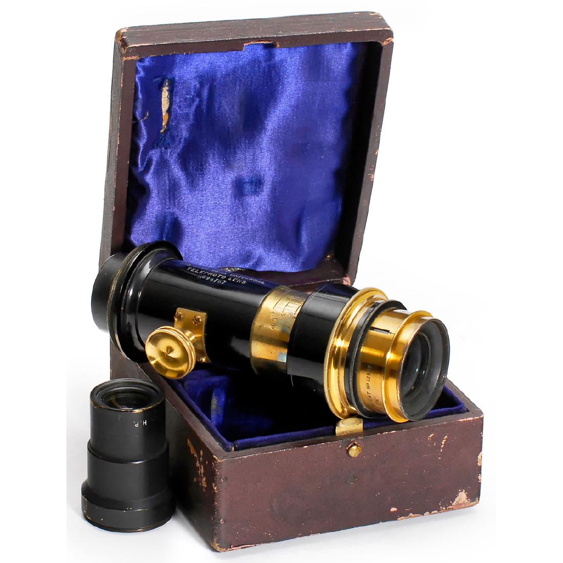 Beck Universal Telephoto Lens, c. 1898: Beck Universal Telephoto Lens, c. 1898 Beck, London. Marked: "No. 3 Pair Beck Universal Telephoto Lens No. 96767". Tele-convertible lens with 3 optical elements: front element marked "Beck-Steinheil O