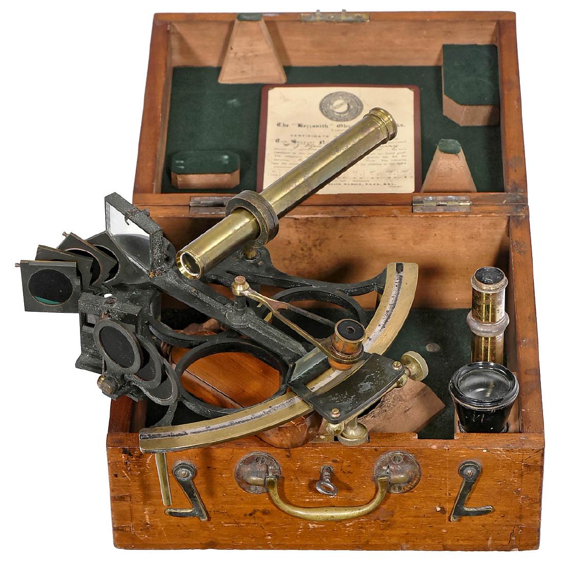 Cased English Sextant by Blair, c. 1910 (1 of 2)
