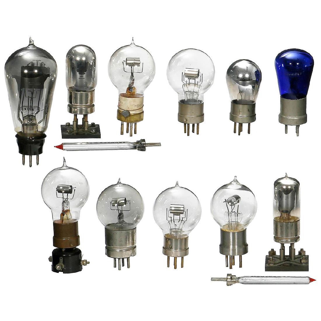Group of Early Triodes and other Electron Tubes, c. (1 of 1)