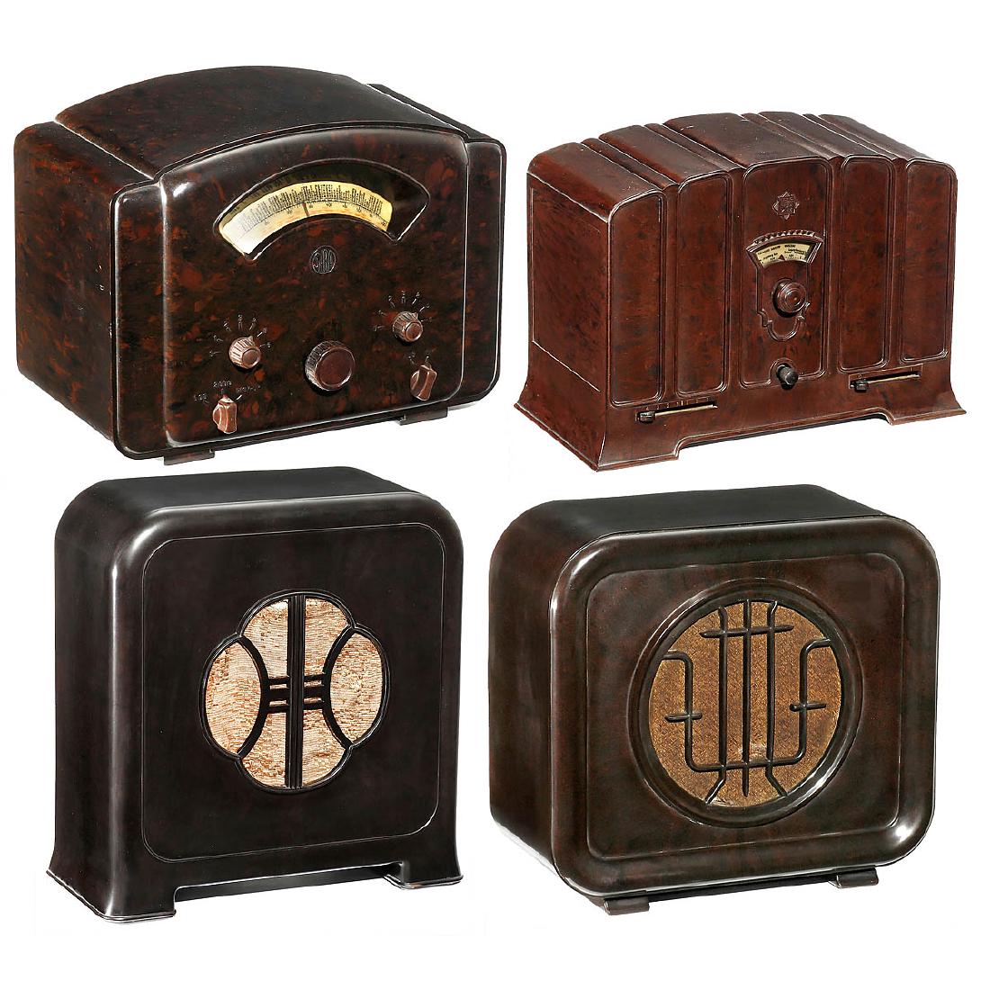 2 Saba Bakelite Radios and Speakers, c. 1932 (1 of 5)