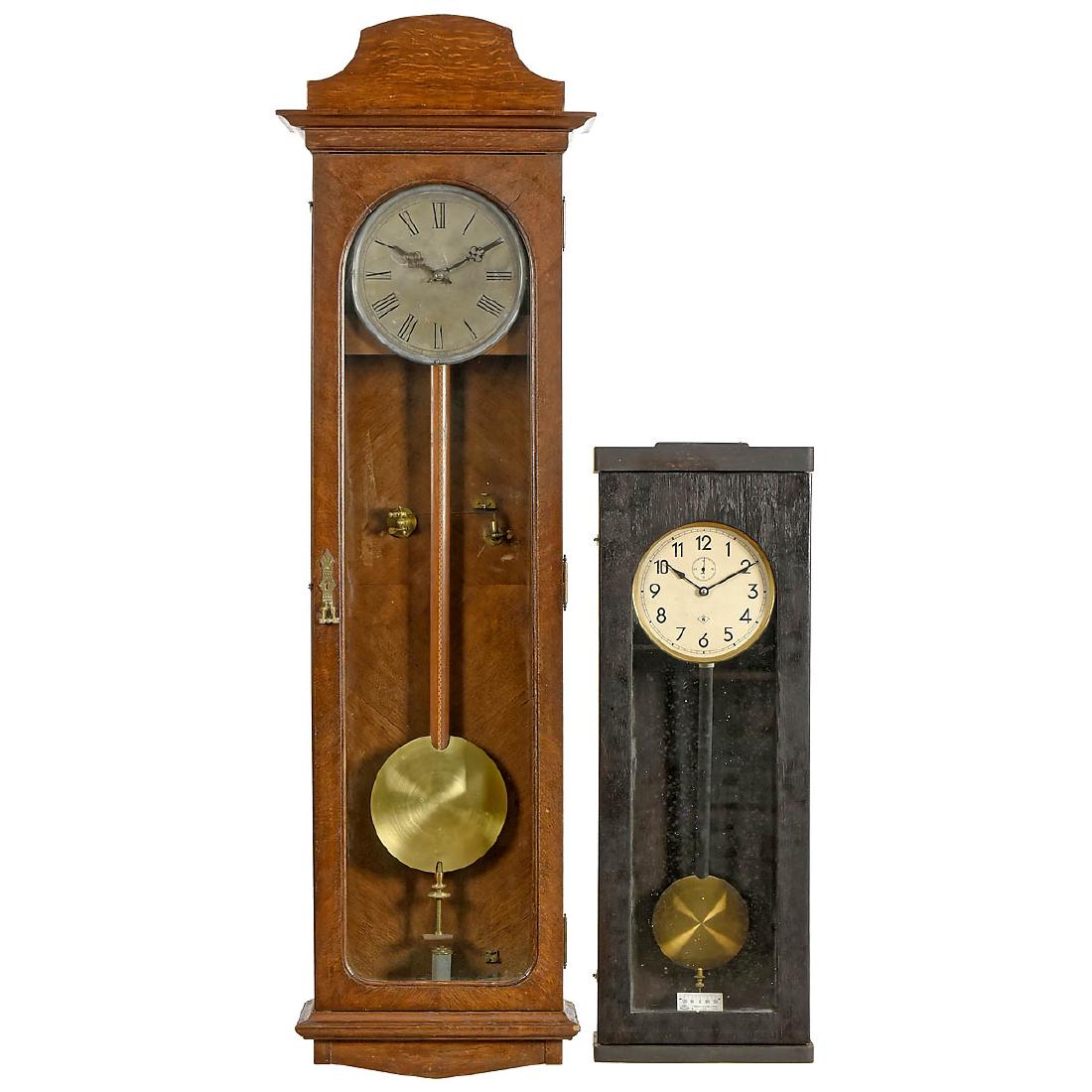Early Electro-Magnetic Pendulum Clock, c. 1850 (1 of 4)
