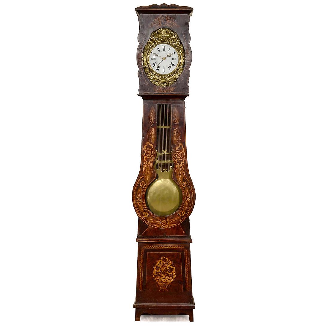 Comtoise in Grandfather Clock Case, c. 1860 (1 of 2)