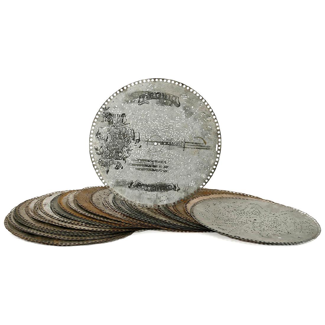30 Regina Musical Box Ø 15 ½ Inch Discs, c. 1900 (1 of 1)