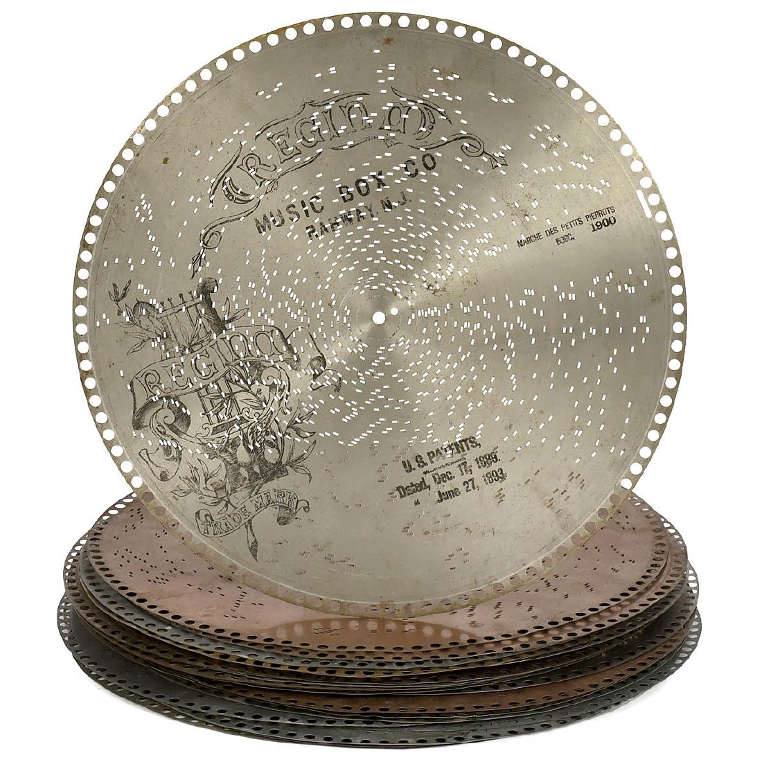 30 Regina Musical Box Ø 15 ½ Inch Discs, c. 1900 (1 of 1)