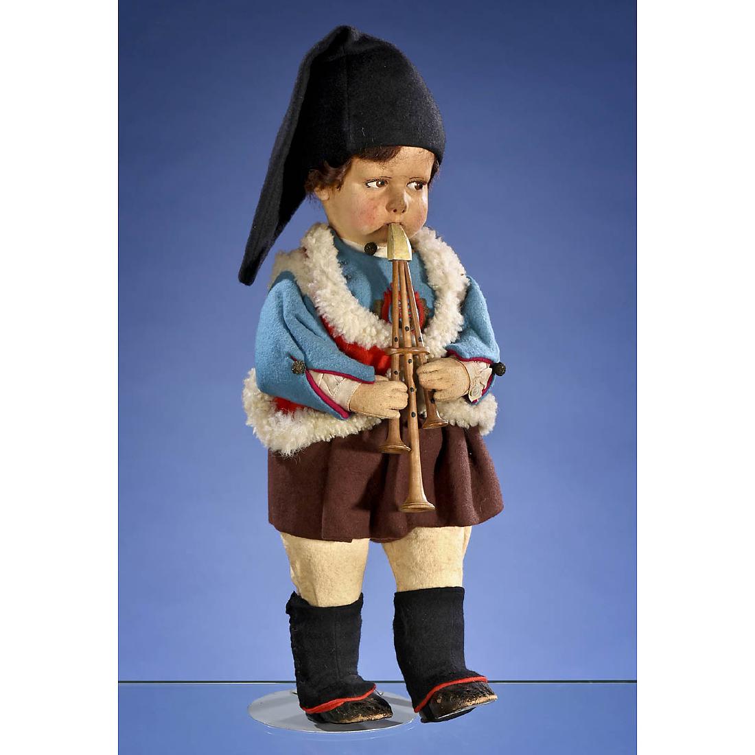 Felt Boy Doll by Lenci, c. 1930 (1 of 2)