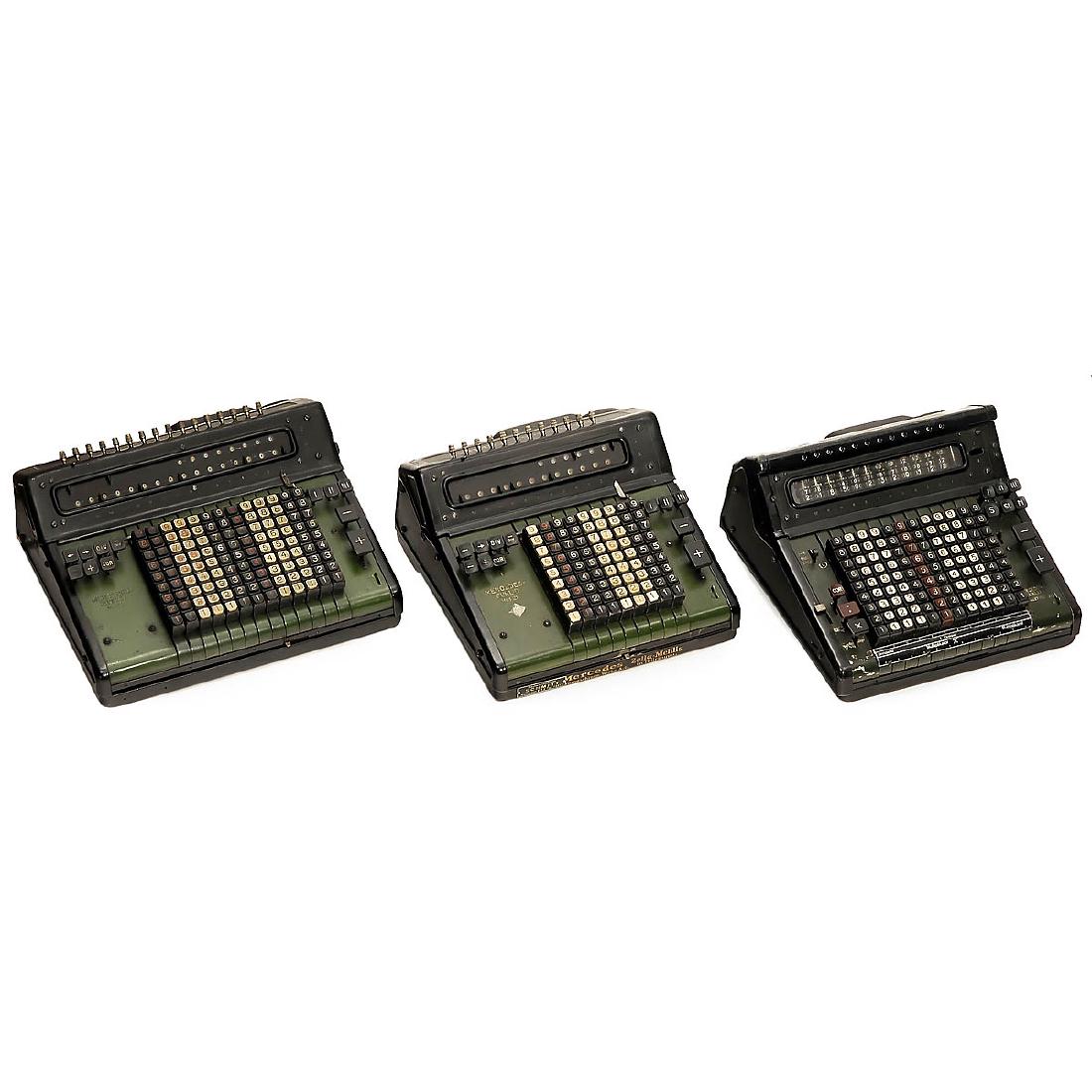 3 "Mercedes Euklid" Electrical Calculators, c. 1925 (1 of 1)