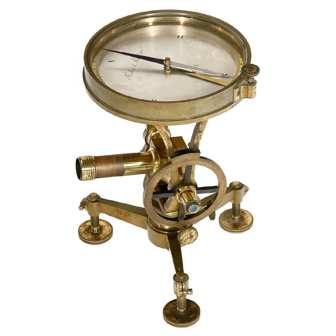 German Transit Theodolite by Pistor & Martins, c. 1850 (1 of 2)