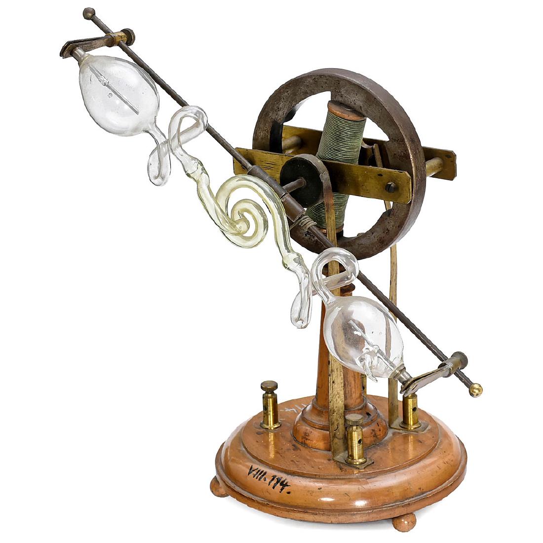 Electro-Magnetic Motor with Rotating Geissler Tube, c. (1 of 1)