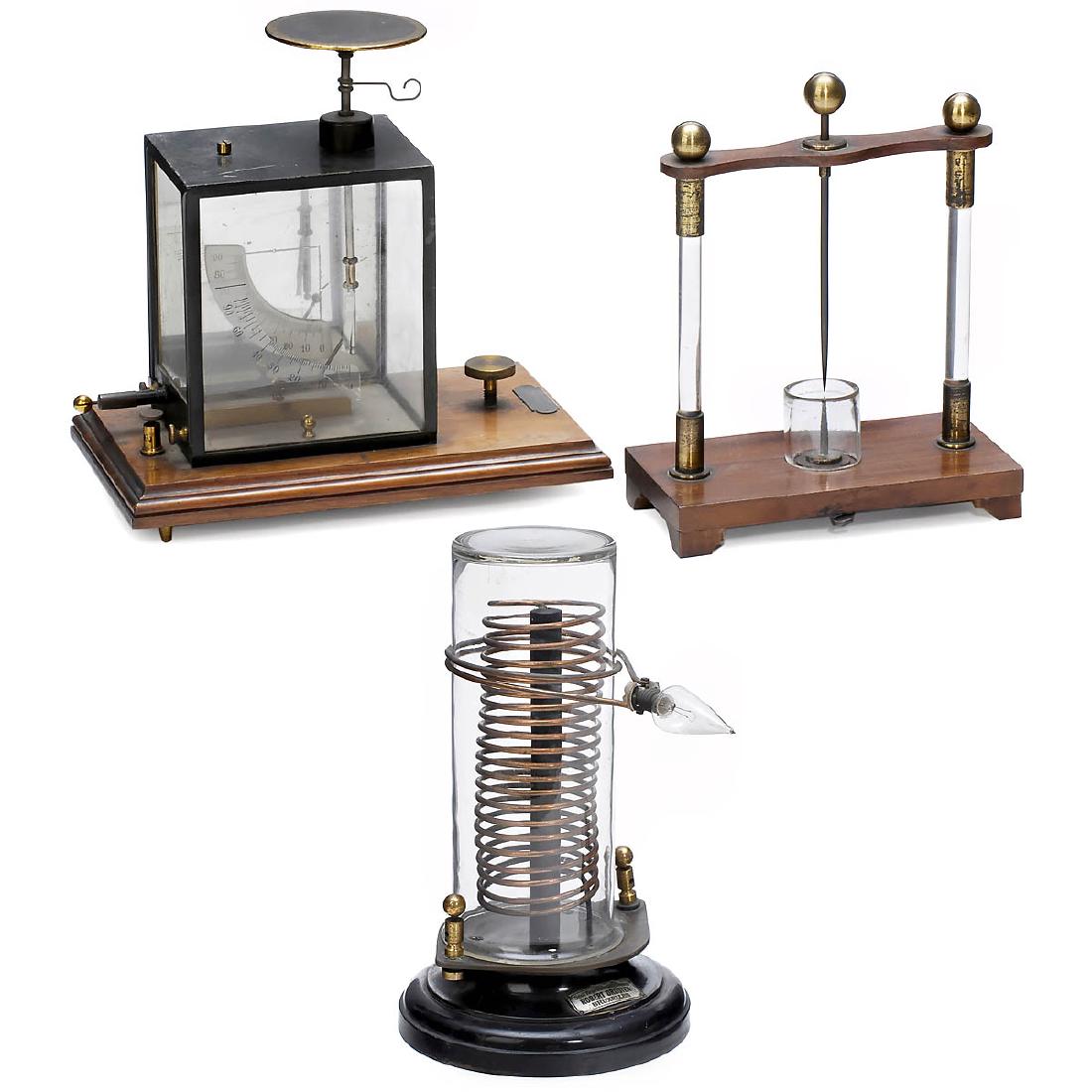 3 Electro-Physical Demonstration Models, c. 1915 (1 of 1)