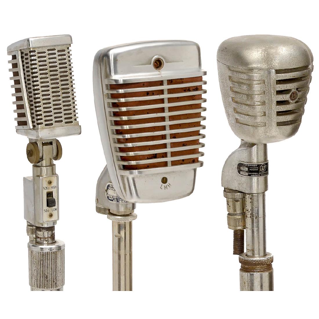 3 Microphones on Stands (1 of 2)