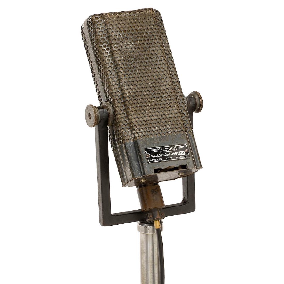 Melodium 42B Ribbon Microphone, 1932 (1 of 2)